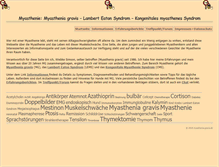 Tablet Screenshot of myasthenia-gravis.de